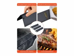 Sale Barras de Cubrequemadores SucceBuy 3PCs, Deflector de Grasa para Quemador de 39 cm en Acero Esmaltado, para Weber Spirit I y II Series 200 Materiales Y Utensilios De Cocina