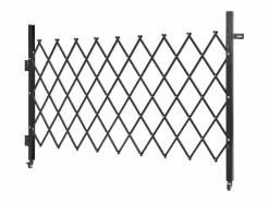 Sale Barrera de Seguridad SucceBuy Extensible de 190 x 131 cm, Puerta de Tijera Simple, Bloqueable y Retráctil, de Acero Sólido, para Entrada, Garaje Puerta De Garaje
