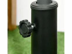 Sale Base estable de resina para sombrillas de Ø 32/38/48 mm, color negro (51 x 51 x 32 cm)