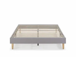 Outlet VS Venta-stock Base tapizada Aura 160x200 cm Gris claro