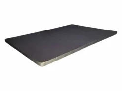 Clearance Base Tapizada 105x190 cm con 5 Refuerzos 3D 6 Patas Gris antracita