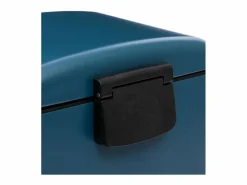 Online Five Basurero de metal con contenedor extraíble de 30 L Azul