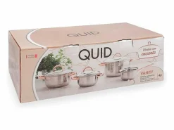 Sale Batería de cocina Vanity Quid 7 piezas inox/bronce Ø14/Ø16/Ø20/Ø24 cm Material Y Utensilios De Cocina