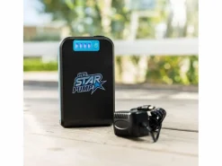 Online STAR PUMP Batería externa - Power Bank 6000mA/h - Potencia 200 W - PB-PMP-STARX - Carga de entrada DC 12.8V (1000mA) Negro