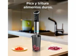 Discount Batidora de mano Cecotec Power Neutron 1100MAX 1100W con vaso medidor inox Plateado