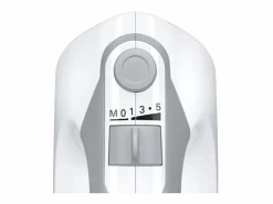 Best Batidora de mano de 450 W y 5 velocidades con varillas y 2 ganchos para amasar de acero inoxidable - Bol graduado con tapa - Bla Pequeño Electrodoméstico