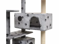 Garden Furniture Bellmead Rascador para gatos poste rascador de sisal 125 cm huellas