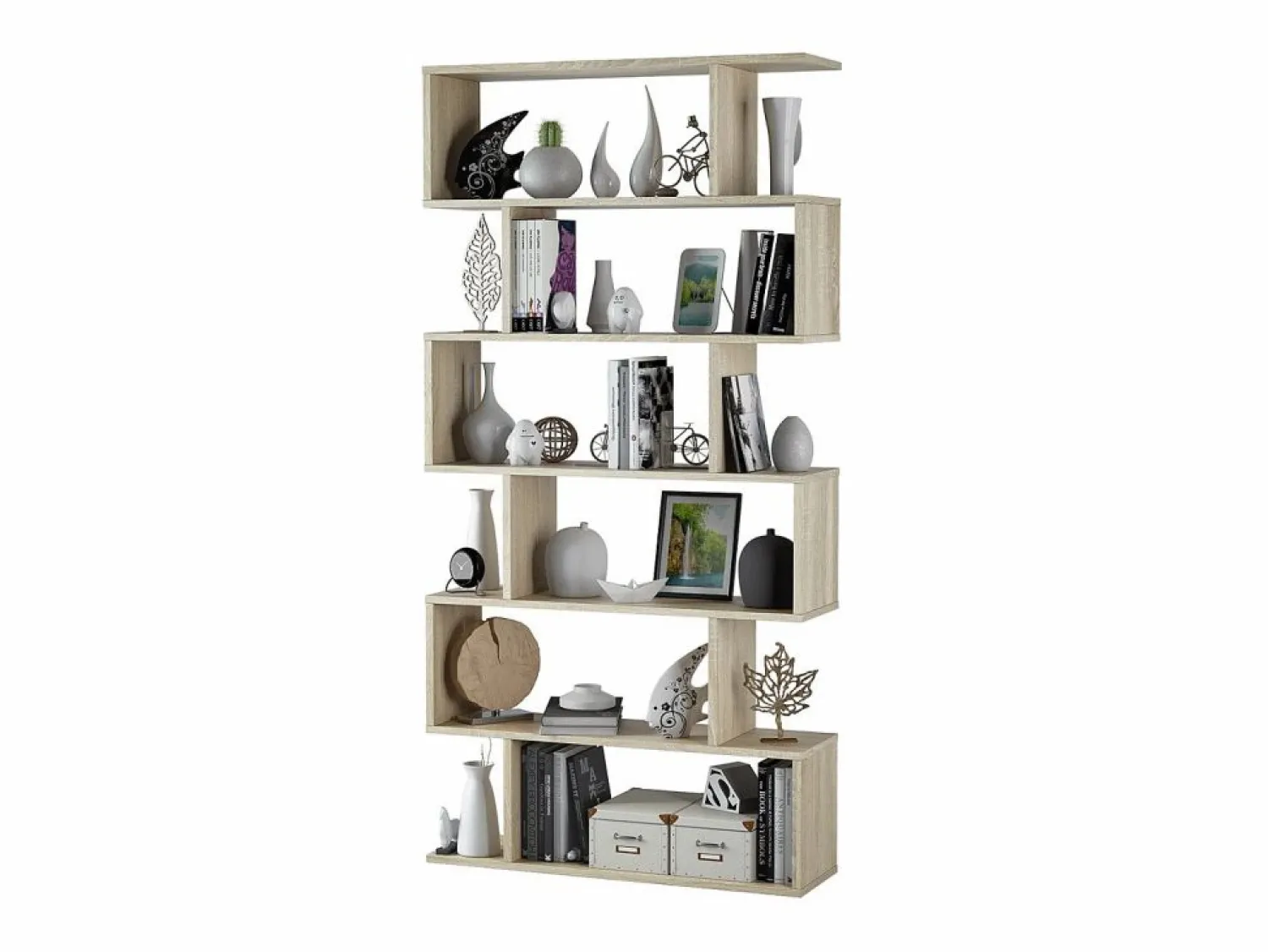 Best Biblioteca con 6 compartimentos - A192 cm - Athena Librería