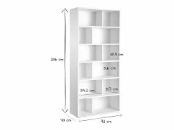 Best Miliboo Biblioteca madera clara EPURE Marru00f3n