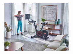 Hot Bicicleta conectada - Modelo EX5S - ECHELON - Hogar/Apartamento - Pantalla giratoria HD Negro