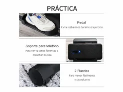 Discount Homcom Bicicleta elíptica 103x62x151 cm Negro