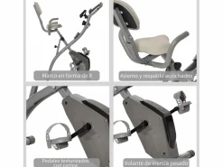 Outlet Bicicleta estática 97x51x115 cm Bicicleta Estática