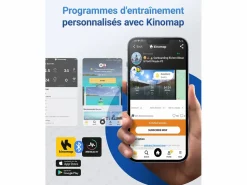Outlet Bicicleta Estática 4 en 1, LCD, Bluetooth, APP, 16 Niveles Magnéticos, Monitor de Frecuencia Cardíaca, Plegable, Silenciosa, X-Bike, Bicicleta Estática