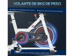 Homcom Bicicleta estática 103x53x114 cm
