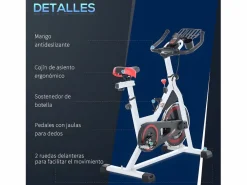 Homcom Bicicleta estática 103x53x114 cm