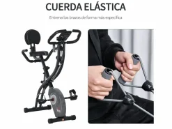 Homcom Bicicleta estática 107x53x107 cm
