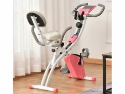 Sale Homcom Bicicleta estática 97x51x115 cm Rosa