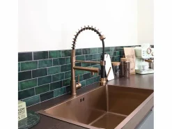 Sale Big Pro Mezclador de fregadero con rociador móvil cobre cepillado Grifo De Cocina