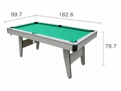 New Billar americano de madera + Accesorios incluidos ORLANDO Billar