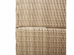 Biombo 196 x 200 cm polirratán Beige