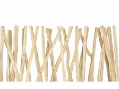 Sale Biombo de madera de teca - Ancho 100 x Prof. 25 x Alt. 180 cm - Natural - GAYANA Biombo