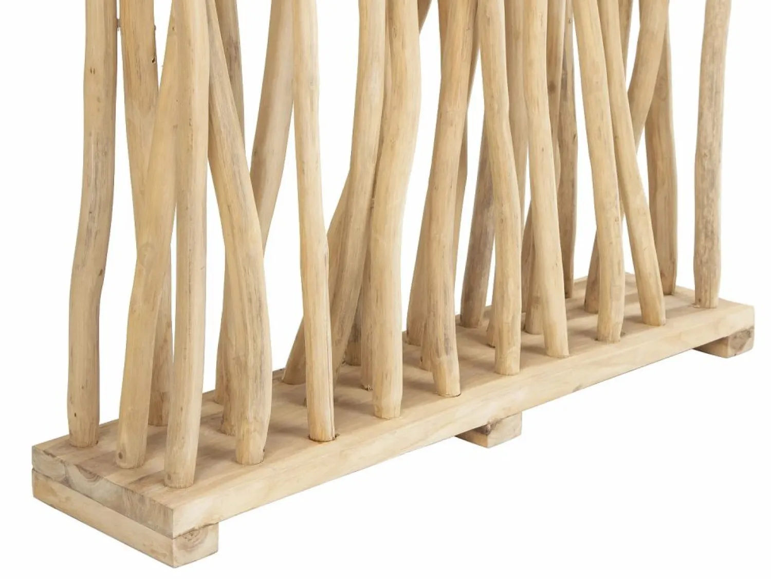 Sale Biombo de madera de teca - Ancho 100 x Prof. 25 x Alt. 180 cm - Natural - GAYANA Biombo