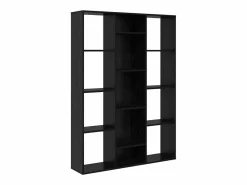 New Biombo de roble 100 x 24 x 140 cm Madera de ingeniería Negro