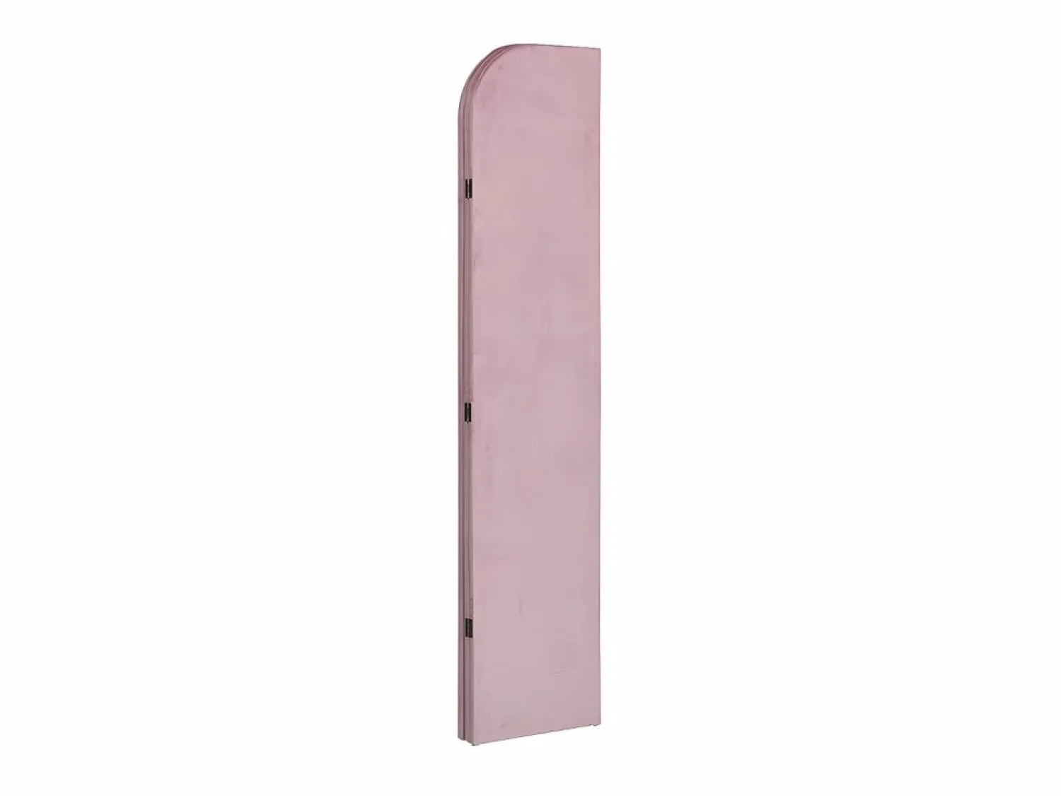 Clearance OZAIA Biombo de terciopelo de 120 x 180 cm VELVET - Rosa