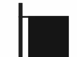 Sale Biombo divisor de 1 panel 175x180 cm ES990823 Negro