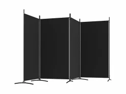 New Biombo divisor de 4 paneles de tela 346x180 cm ES223180 Biombo