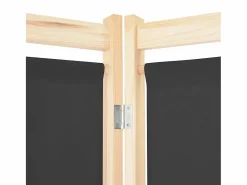 Discount Biombo divisor de 4 paneles de tela 160x170x4 cm ES754646 Gris