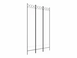 Biombo divisor de 3 paneles de tela 120x200 cm ES567724