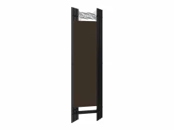Clearance Biombo divisor de 6 paneles marrón 240x180 cm ES403632 Marru00f3n