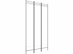 Biombo divisor de 3 paneles de tela 120x220 cm ES715195
