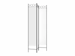 Biombo divisor de 3 paneles de tela 120x220 cm ES715195