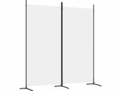 Biombo divisor de 2 paneles de tela 175x180 cm ES359451