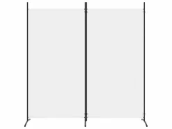 Biombo divisor de 2 paneles de tela 175x180 cm ES359451