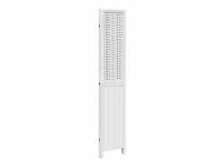 Best Biombo separador de 3 paneles madera maciza Paulownia ES977445 Blanco