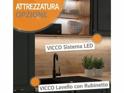 Best Bloque de cocina casa de campo blanca/blanca 180x46x81.6 r-line Cocina Completa
