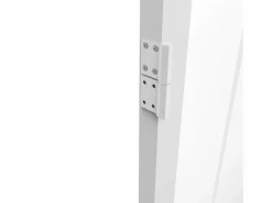 New Bloque de puerta reversible, aluminio, MDF y vidrio templado, Alt. 204 x An. 83 cm, ERMELO Puerta Con Marco