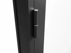 Vente-unique Bloque de puerta de aluminio y vidrio templado - Alt. 204 x An. 83 cm - MASERU