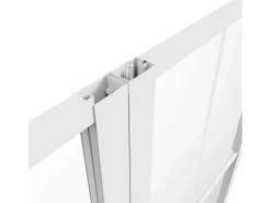 Outlet Bloque de puerta doble - aluminio y vidrio templado - - 2 x 204 x 83 cm - SEROTO Puerta Con Marco