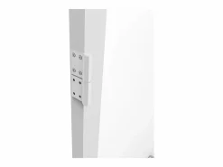 Hot Vente-unique Bloque de puerta doble reversible - Vidrio templado - - 2 x Alt. 204 x An. 83 cm - LOXTON Blanco