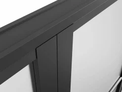 Sale Vente-unique Bloque de puerta doble reversible - vidrio translúcido - 2 x Alt. 204 x An. 83 cm - - MASERU Negro