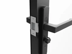 Bloque de puerta doble reversible - vidrio templado - 2 x Alt. 204 x An. 93 cm - - MASERU Puerta Con Marco