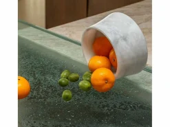 Bol de mármol hecho a mano para decoración de interiores