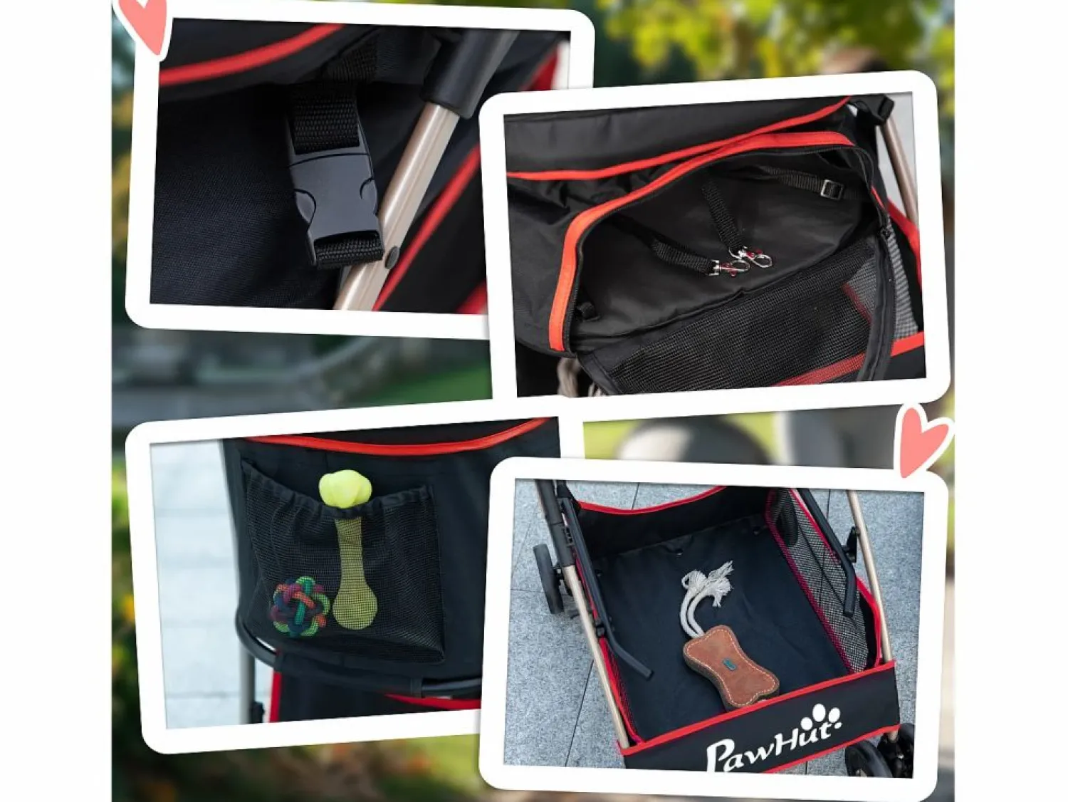 Bolsa de transporte plegable 2 en 1 para perros y gatos, de tela Oxford, color (82 x 49,5 x 98 cm)