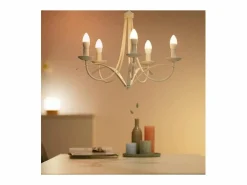 Hot Bombilla LED conectada WiZ E14 4,9W 470 lm RGBWW regulable WiFi Bluetooth compatible con Alexa Google Siri Bombilla