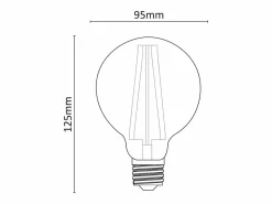 Discount Bombilla LED Globo G95 Regulable 10W 2700K E27 Blanco