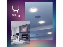 Discount Ledkia Bombilla LED GU5.3 6W 550 lm MR16 No Flicker 3000K Cálido Blanco